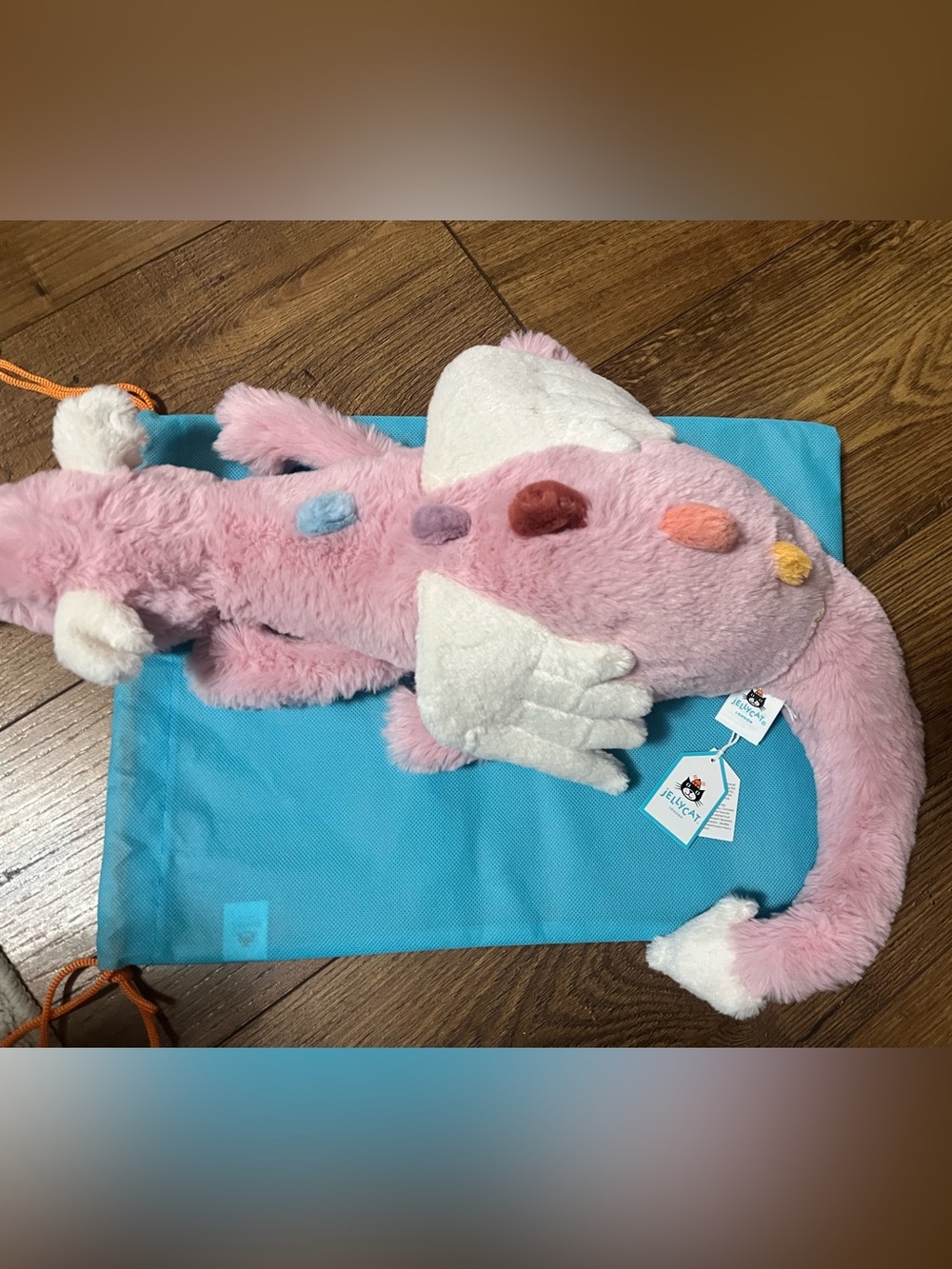 Jellycat Duskrise Dragon - BNWT - dust bag and pin included - Picture 5 of 14